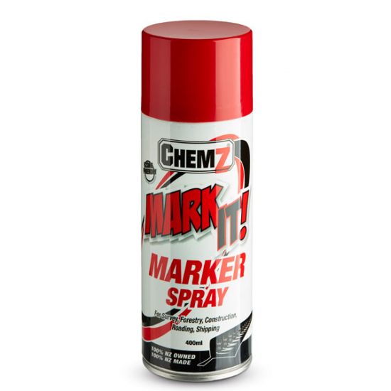 Chemz Mark-it Marker Spray Paint – Red