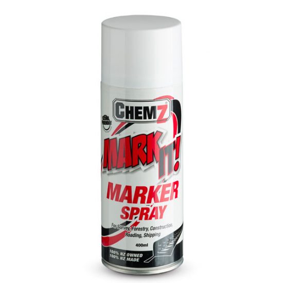 Chemz Mark-it Marker Spray Paint – White