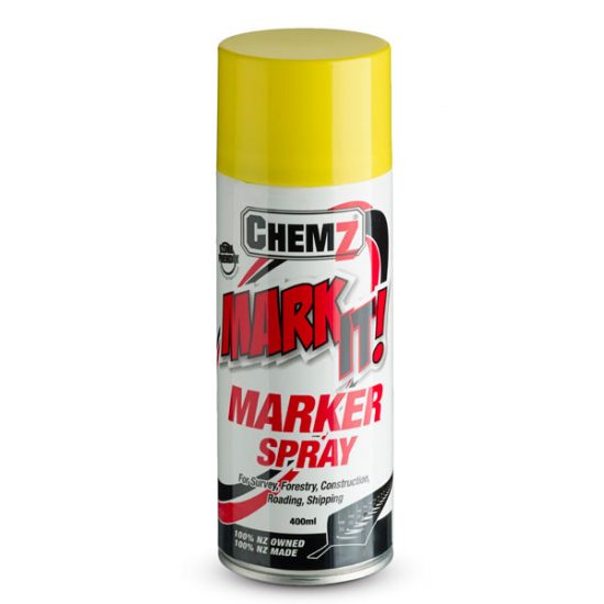 Chemz Mark-it Marker Spray Paint – Yellow
