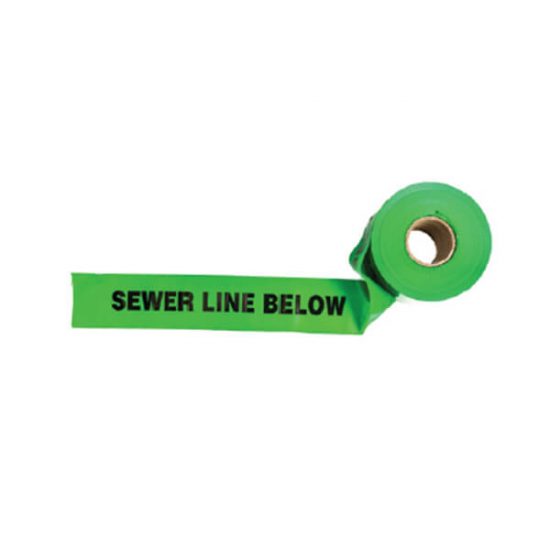 Sewer Line Below – Warning Tape