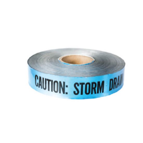 Storm Drain Line Buried - Detectable Tape