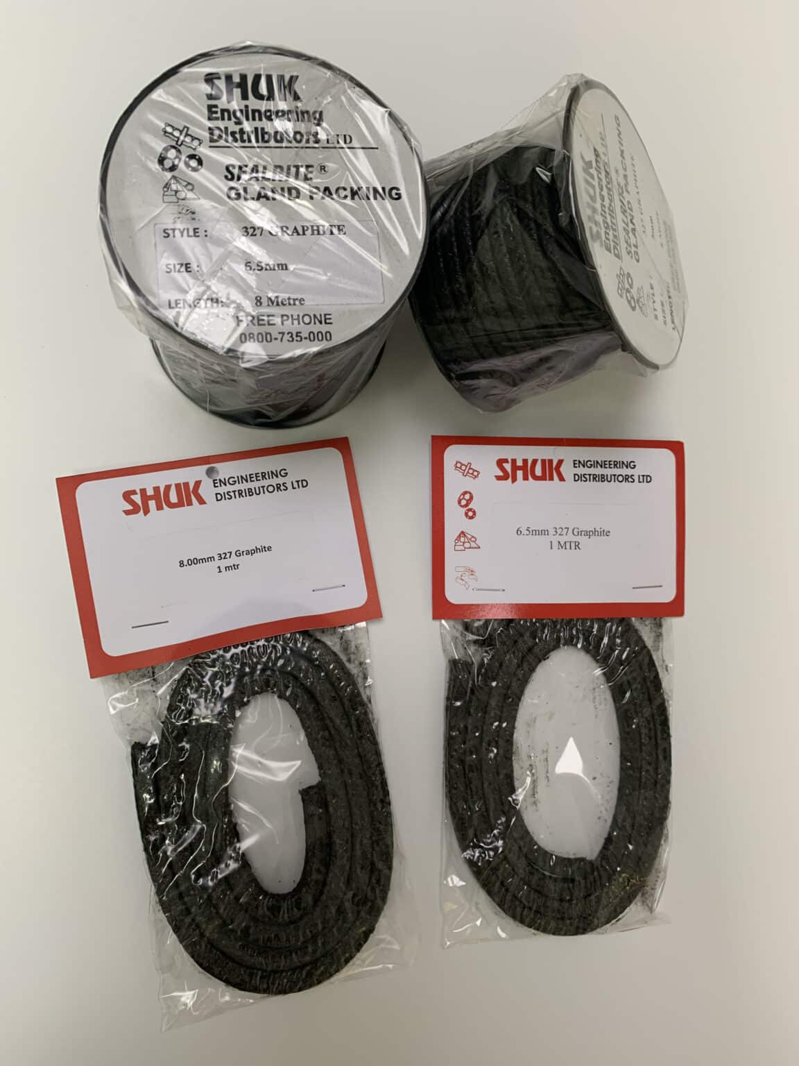 Acrylic graphite coated Gland Packing Shuk