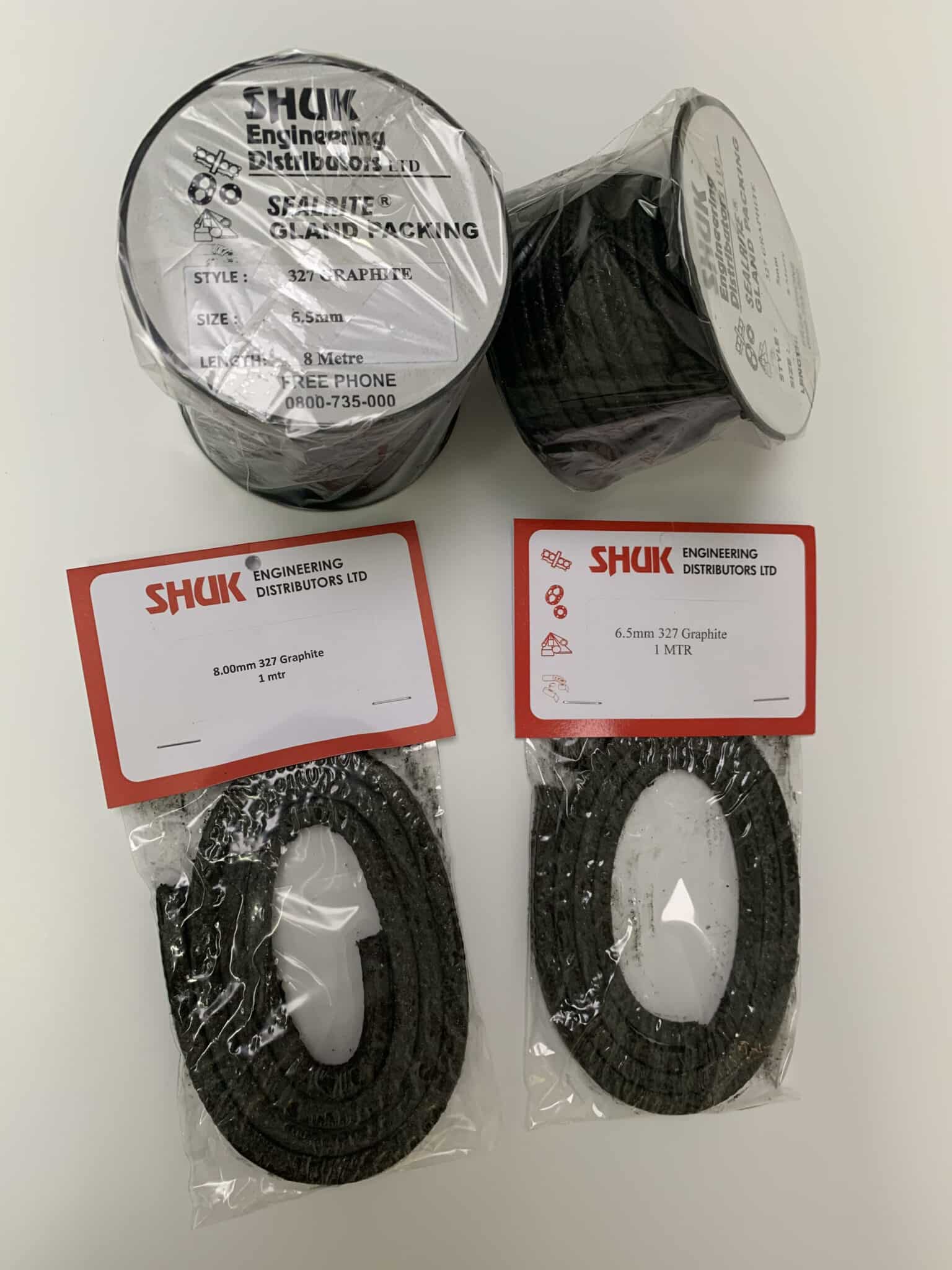 Acrylic graphite coated Gland Packing Shuk