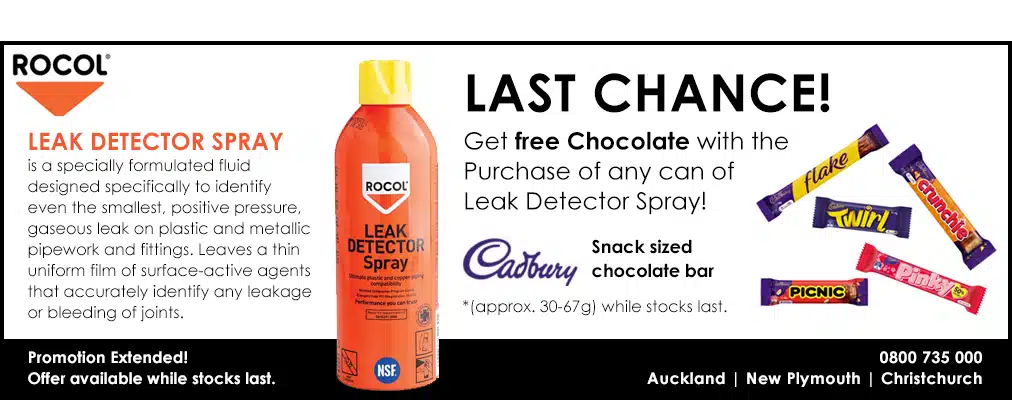 Rocol leak detector spray May 2024 promo extended